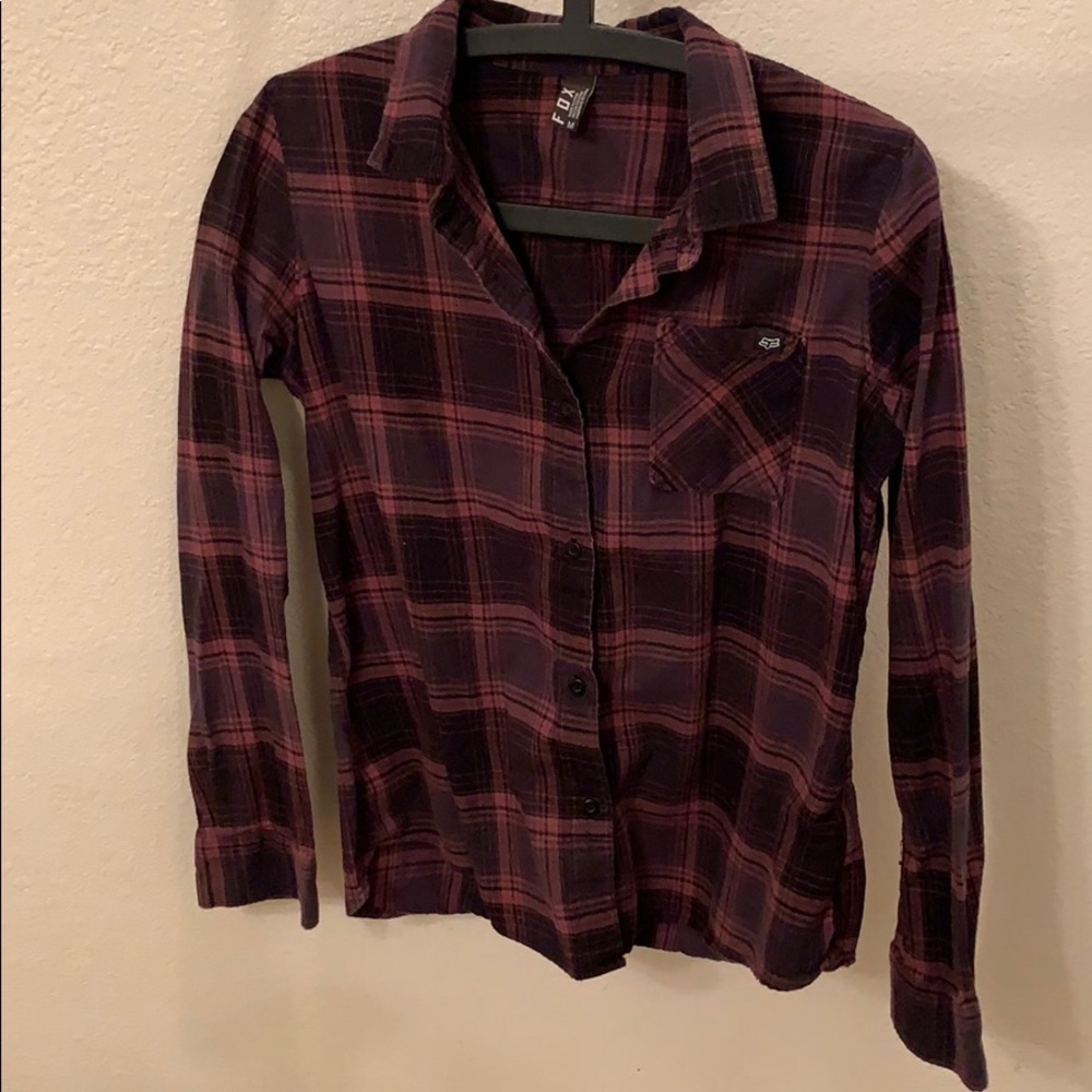 🦊 Fox Racing Plaid Button up